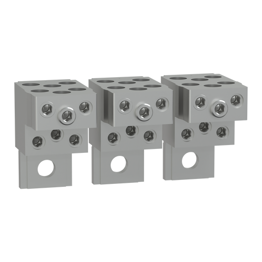 Schneider Electric-TPSCON47-TransferPacT TA250 - 3 bornes pour 6 câble 1,5 à 35mm² - séparateur de phases