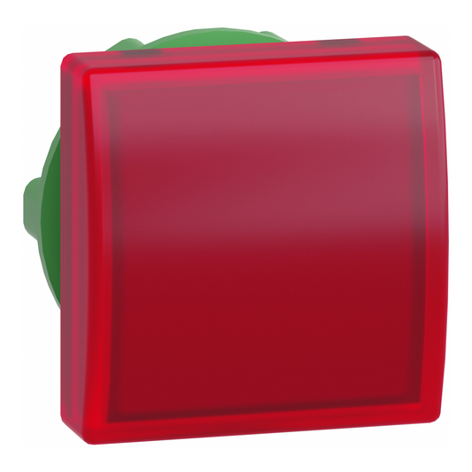 Schneider Electric-ZB5CV043-Harmony tête pour voyant - Ø22 - carré - cabochon lisse rouge