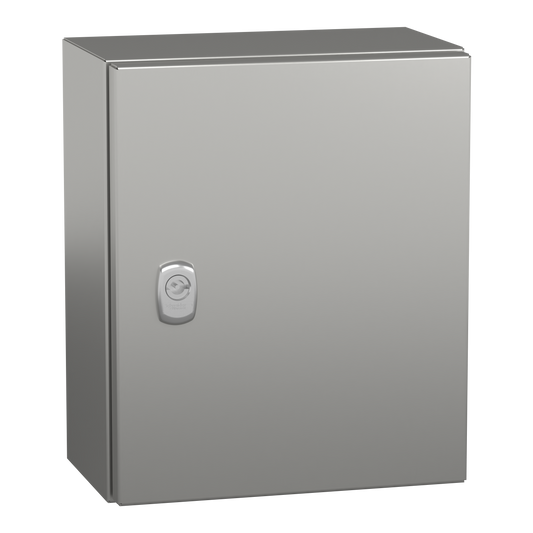 Schneider Electric-NSYS3X302515-PanelSeT S3X - enveloppe compacte - inox 304L - finition brossé - 300x250x150mm