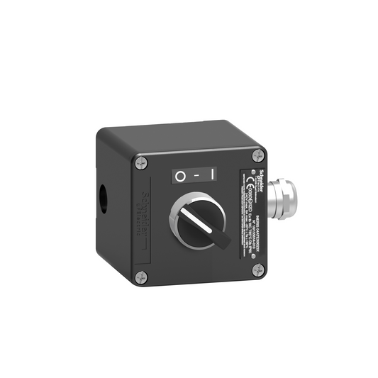 Schneider Electric-XAWF130EX-BOITE A BOUTON ATEX METALLIQUE UN BOUTON TOURNANT A DEUX POSITIONS FIXES