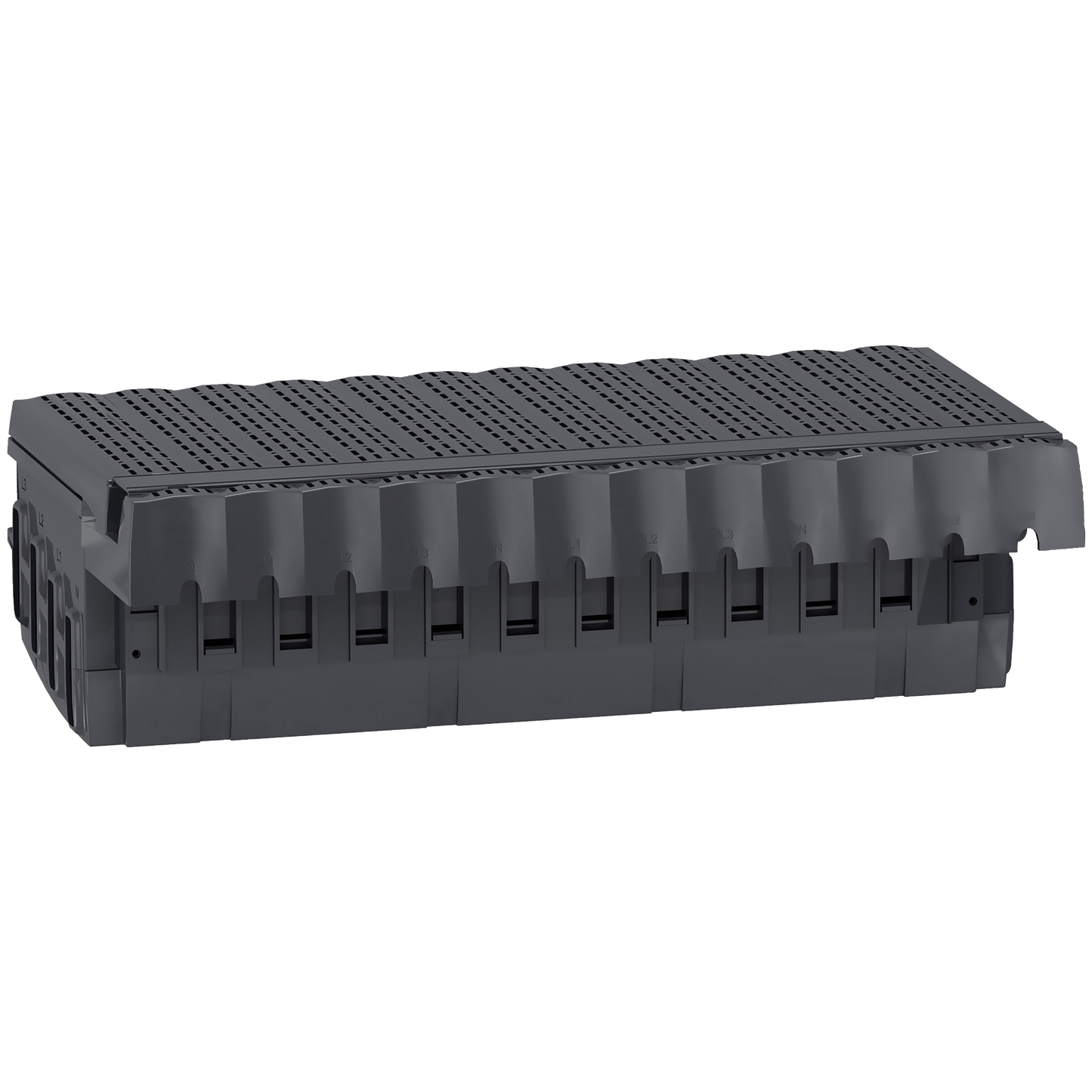 Schneider Electric-LVS04407-Linergy FC - Répartiteur 4 appareils 3P-sans liaison-toute Cde/débro.(Polypact)