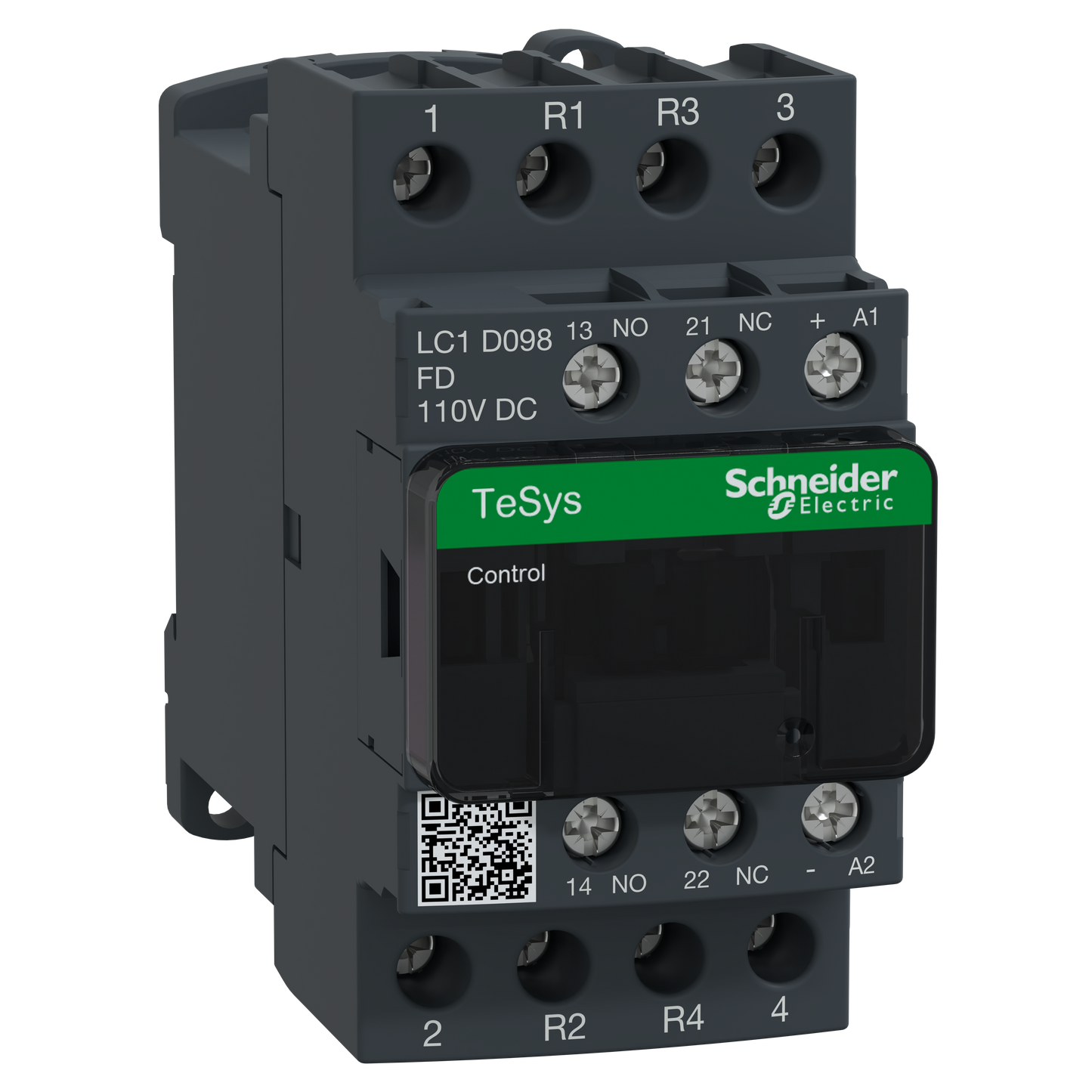 Schneider Electric-LC1D098FD-TeSys LC1D - contacteur - 4P (2F+2O) - AC-1 440V - 20A - bobine 110Vcc