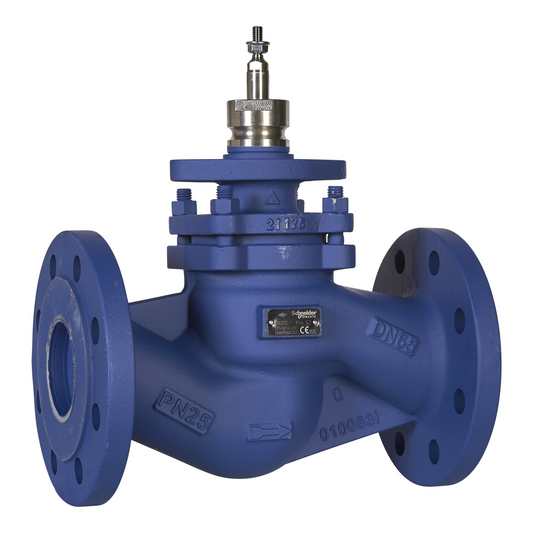 Schneider Electric-7219270000-Vanne 2 voies acier à bride PN25 DN150 Kv350 à cage équilibrée
