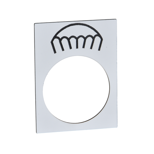 Schneider Electric-ZB2BY4933-Harmony - étiquette - 30x40mm - blanc - lent