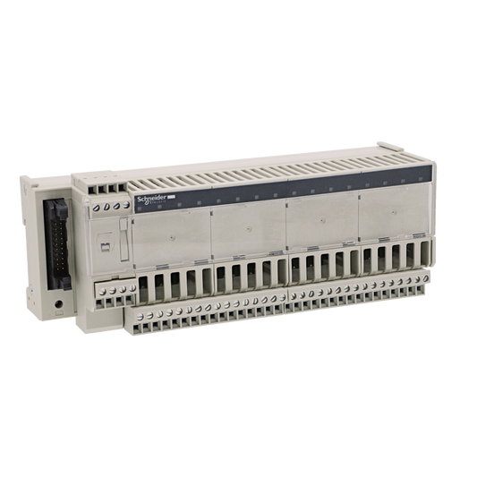 Schneider Electric-ABE7S16E2E1-Telefast ABE7 - embase - relais de sortie statique soudé - 16 entrées - 48Vcc