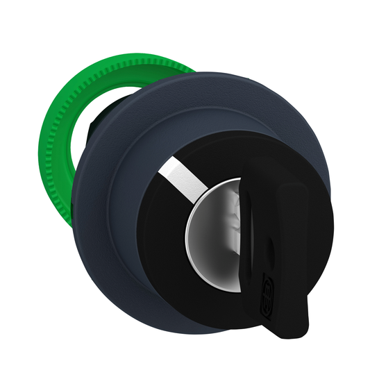 Schneider Electric-ZB5FG6-Harmony XB5 - tête bouton tournant clé 455 - flush - 2 pos à rap. - retr G