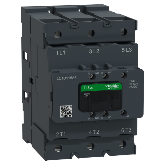 Schneider Electric-LC1D115A6BNE-TeSys Deca Advanced - CTR Deca Cosse 115A 3P 24-60V ACDC