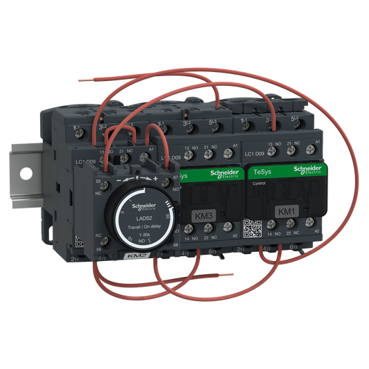 Schneider Electric-LC3D090AB7-TeSys LC3D - démarreur étoile triangle sur profilé - bobine 24Vca