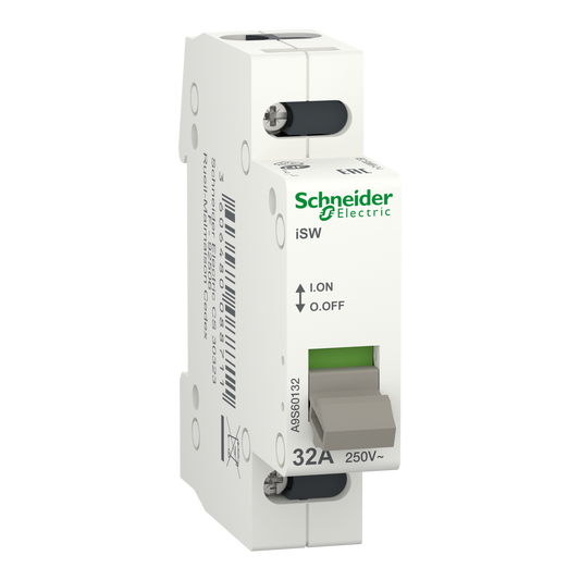 Schneider Electric-A9S60132-Acti9, iSW interrupteur de commande 1P 32A 250VCA
