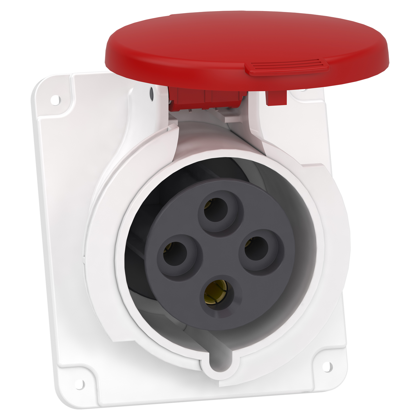 Schneider Electric-PKF32F434-Mureva - socle prise industrielle - 32A - IP44 - 380 - 4P - vis