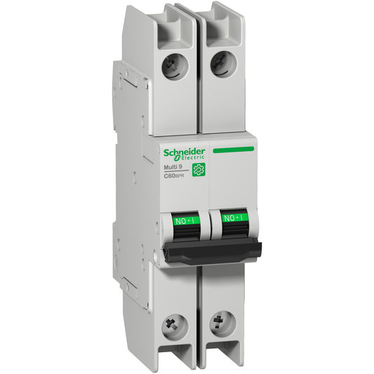 Schneider Electric-M9F52250-Multi9 C60BPR - disjoncteur à cosses - 2P - courbe C - 50A - 10kA - 240V - UL489