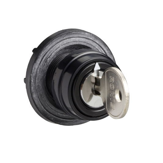 Schneider Electric-KBA1S-Harmony - tête de manoeuvre - Ø29mm - plastique - métallisé - clé Ronis 8R1