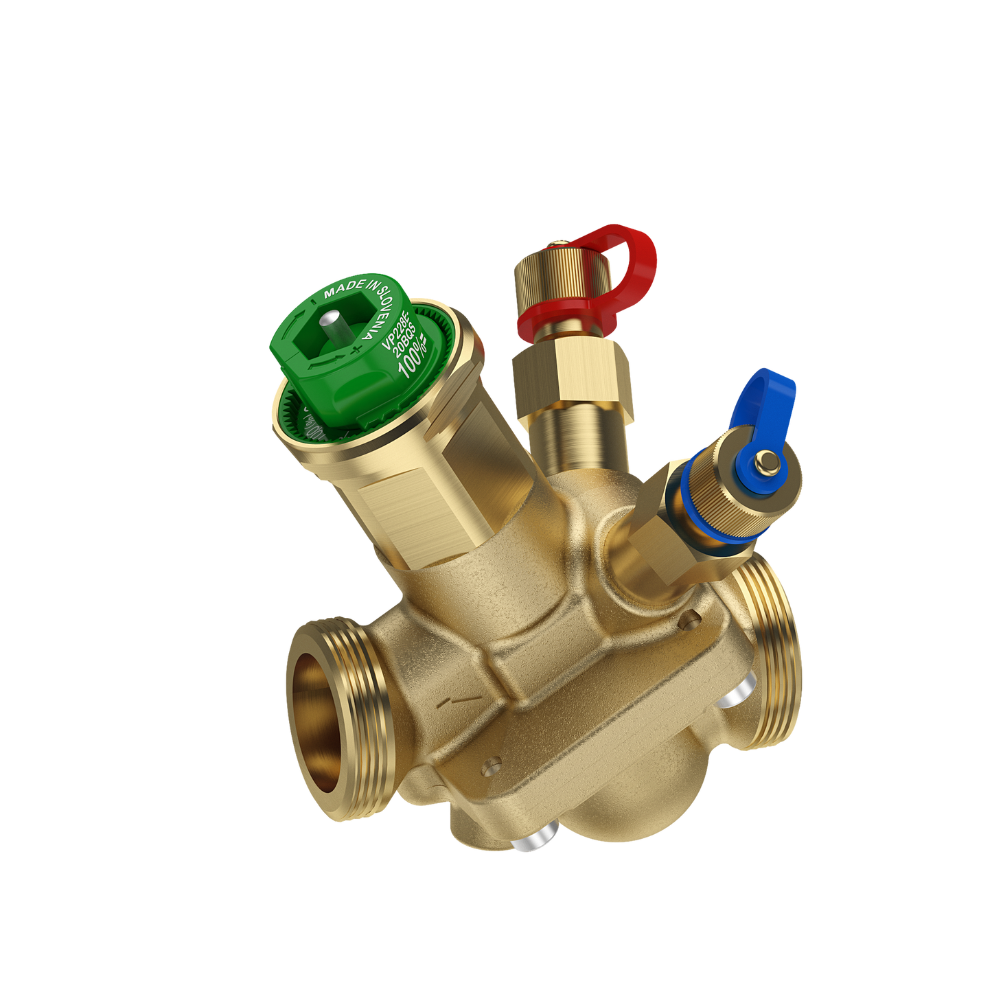 Schneider Electric-VP228E-15BQS-Vanne PIBCV DN15 standard flow avec prises de pression