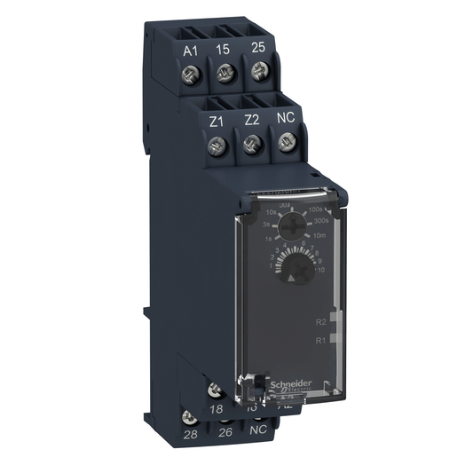 Schneider Electric-RE22R2KMR-Harmony Time RE22 - relais tempo - 2OF - K - 1s à 10mn - 24V à 240VACDC