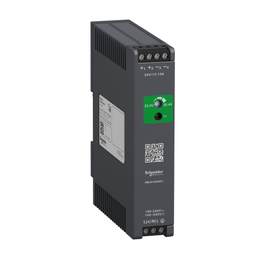 Schneider Electric-ABLS1A24031-Modicon ABL - alimentation à découpage - 3,1A - 100à240Vca mono/biphasé - 24Vcc