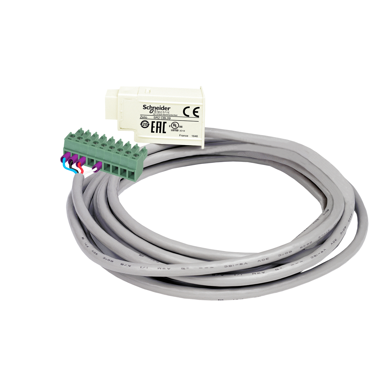 Schneider Electric-SR2CBL09-Zelio Logic - Cable serie pour connexio n ml /ihm