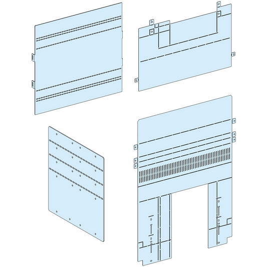 Schneider Electric-LVS04852-PrismaSeT P - Capot raccordement avant MTZ1 - fixe ou débro