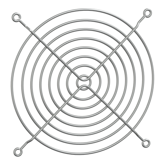 Schneider Electric-NSYCVA114M-ClimaSys - grille métallique - protection arrière - découpe Ø114mm