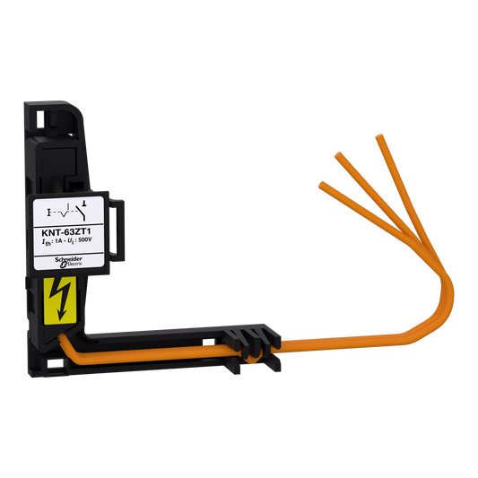 Schneider Electric-KNT63ZT1-Canalis KNT - bloc prise de courant du cicuit télécommande