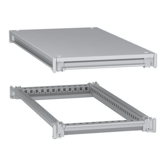 Schneider Electric-NSYSFNC48-PanelSeT SFN Kit - cadre supérieur et inférieur - 400x800 mm (Hxl)