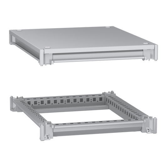 Schneider Electric-NSYSFNC45-PanelSeT SFN Kit - cadre supérieur et inférieur - 400x500 mm (Hxl)
