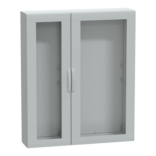 Schneider Electric-NSYPLA15123TG-Thalassa - Armoire polyester 1500x1250x320 - IP65 - vitrée Ral 7035