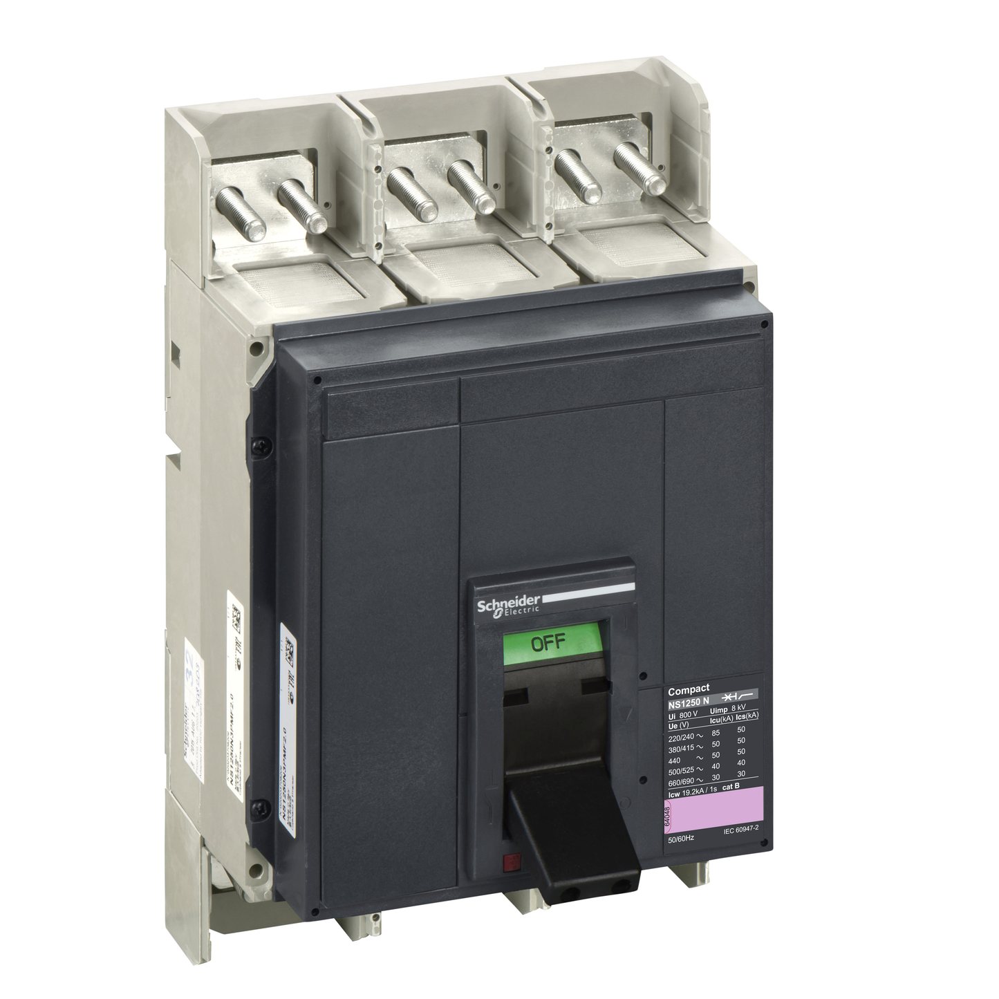 Schneider Electric-33300-ComPact NS1250N - bloc coupure - 3P - 50KA - fixe électrique