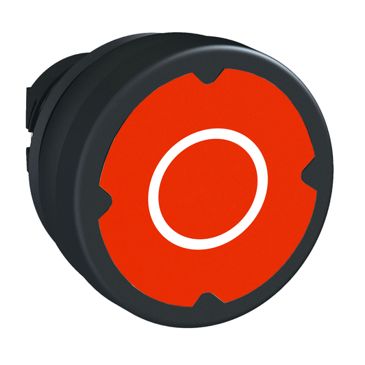 Schneider Electric-ZB5AC48021-Harmony tête de BP Ø37 IP69K - Ø22 - rouge - avec marquage O