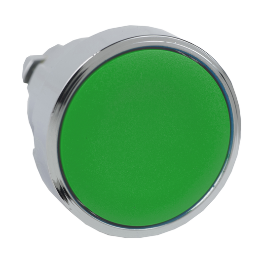 Schneider Electric-ZB4BA3TQ-Harmony XB4 - tête bouton poussoir - Ø22 - affleurant - vert - condit par 100