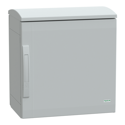 Schneider Electric-NSYPLAT553G-Thalassa - Armoire polyester toit 500x500x320 - IP44 Ral 7035