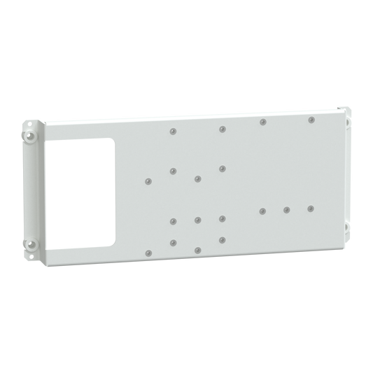 Schneider Electric-LVS03145-PrismaSeT G - Platine NSX/INS 100 à 250A - Fixe - côte/côte-L600-RAL9003