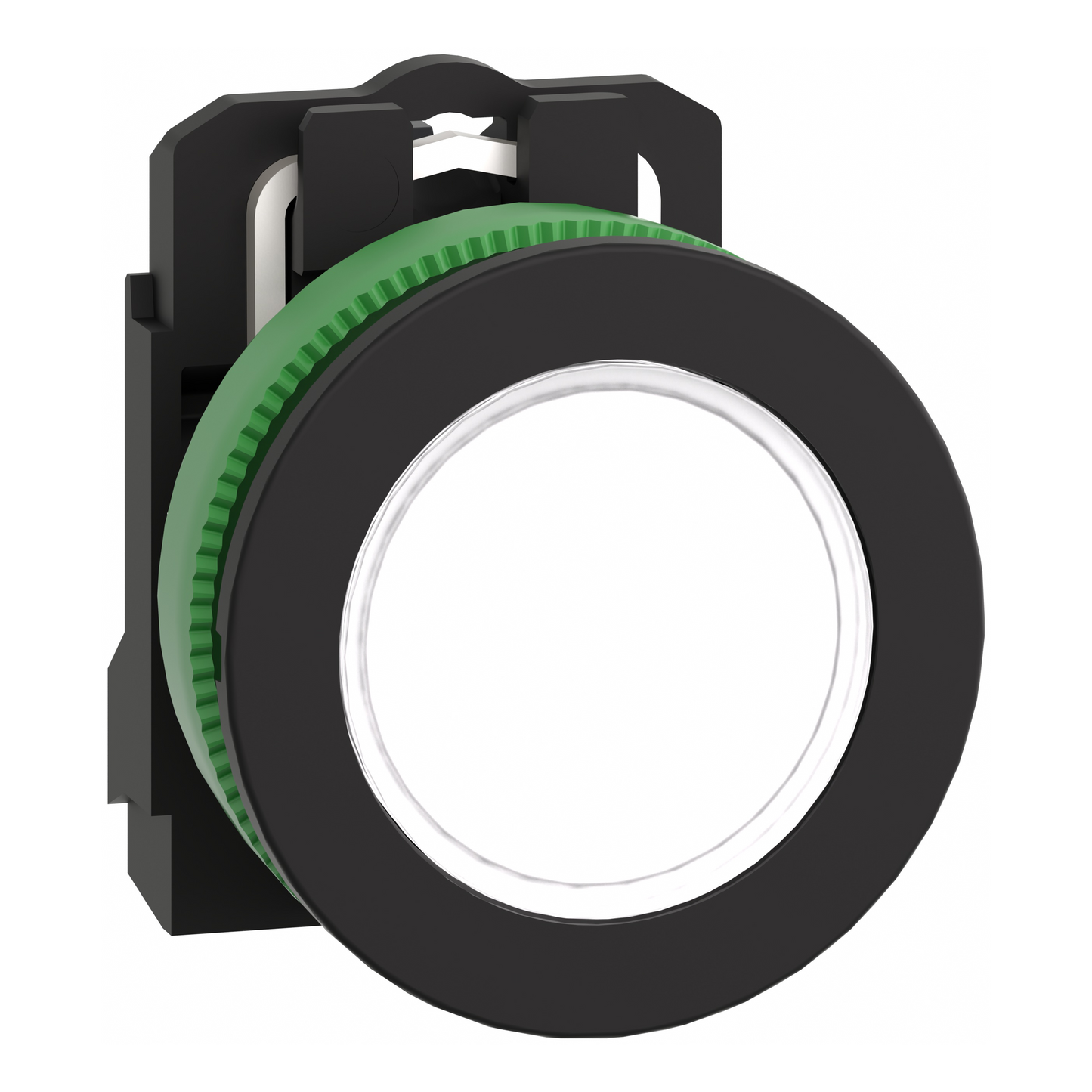 Schneider Electric-XB5FVM1-Harmony XB5 - voyant lumineux DEL - flush - blanc - 230V - vis étrier