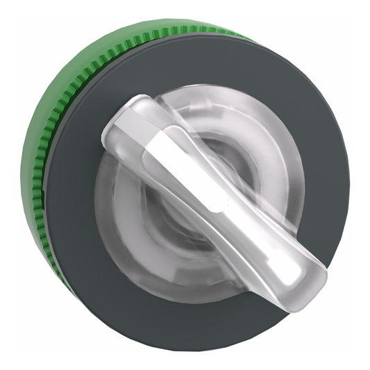 Schneider Electric-ZB5FK1213-Harmony XB5 - tête bouton à manette lumineux - flush - 2 pos fix - blanc