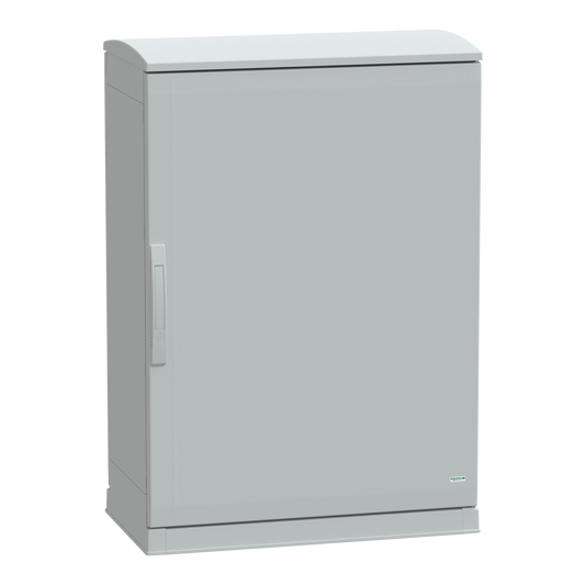 Schneider Electric-NSYPLAZT1074G-Thalassa - Armoire polyester socle + toit 1000x750x420 - IP44 Ral 7035