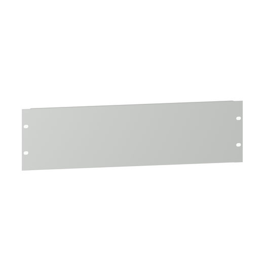 Schneider Electric-NSYCRTM3U-Actassi plastron 19P plein 3U tôle - RAL7035