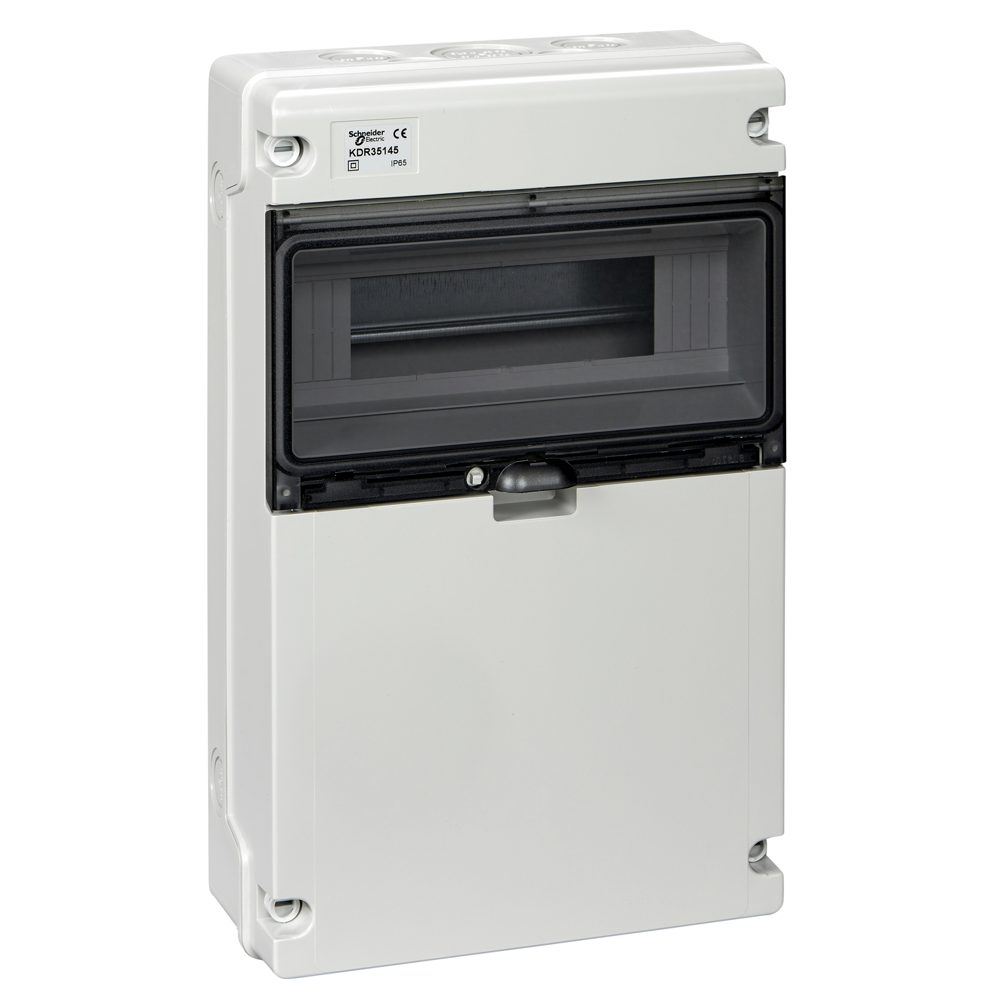 Schneider Electric-KDR35145-MUREVA XT - coffret étanche pr prises face lisse 1rangée 12modules 400x248 IP65