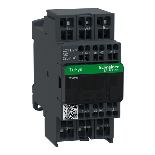 Schneider Electric-LC1D253MD-TeSys LC1D - contacteur - 3P - AC-3 440V - 25A - bobine 220Vcc