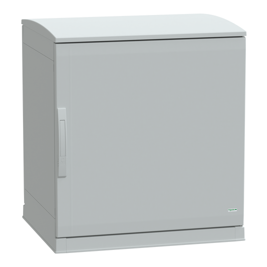 Schneider Electric-NSYPLAZT776G-Thalassa - Armoire polyester socle + toit 750x750x620 - IP44 Ral 7035