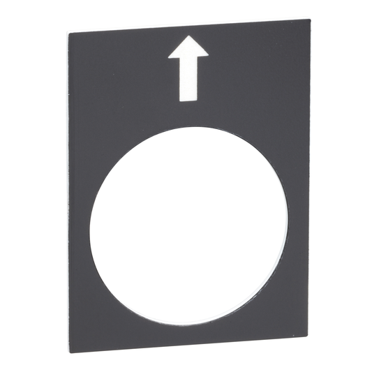 Schneider Electric-ZB2BY2910-Harmony - étiquette - 30x40mm - noir - gauche PV