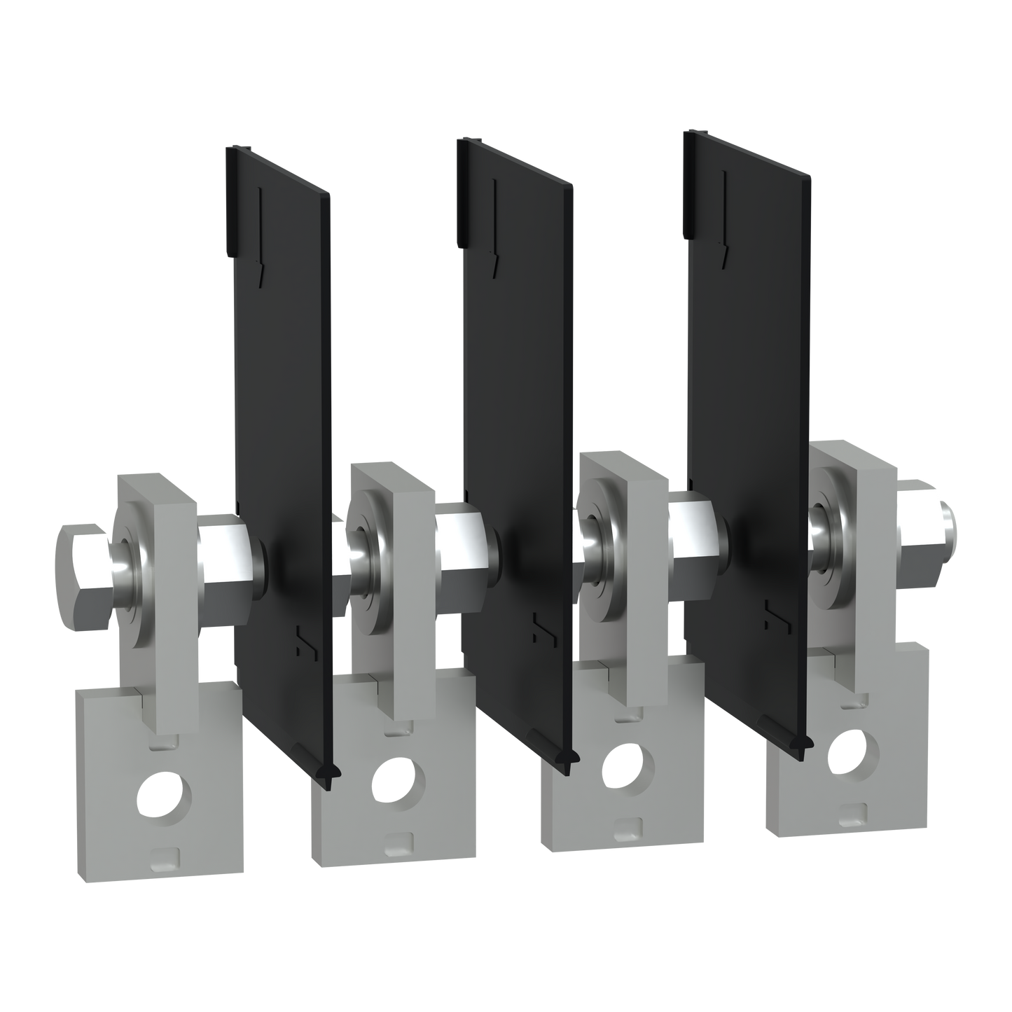 Schneider Electric-TPSCON56-TransferPacT TA630 - Plages de raccordement sur chant pour TA630 - Lot de 4