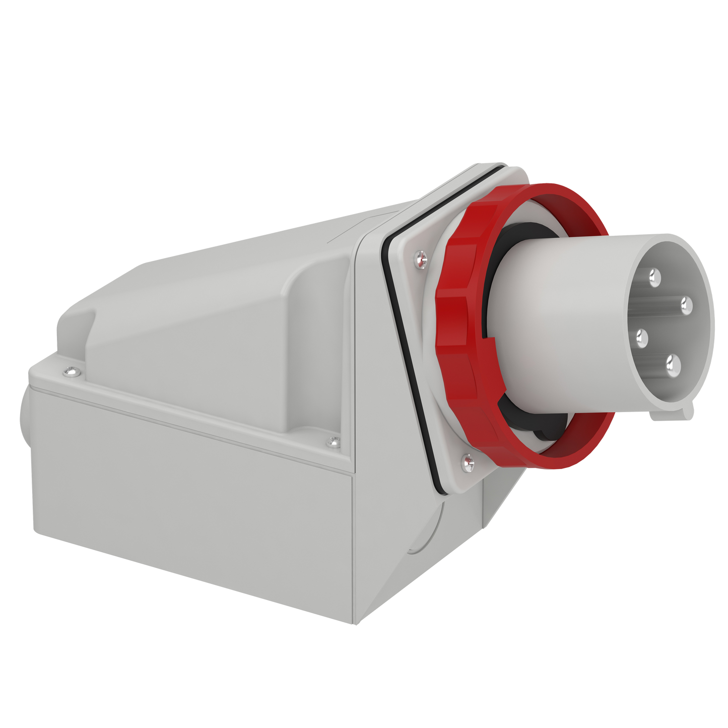 Schneider Electric-81582-Mureva - socle de connecteur industriel - 63 A - 3P+T - 380..415V CA - IP67