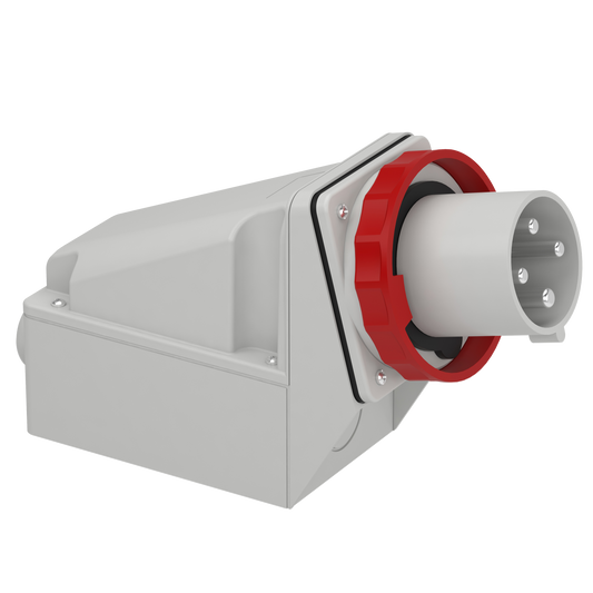 Schneider Electric-81582-Mureva - socle de connecteur industriel - 63 A - 3P+T - 380..415V CA - IP67