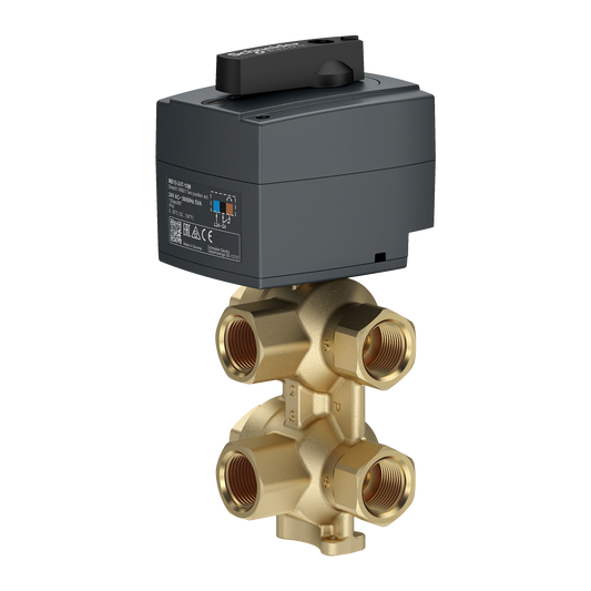Schneider Electric-MB10-24T-10M-Moteur vanne 6 voies TOR 10m se commande avec une vanne PIBCV