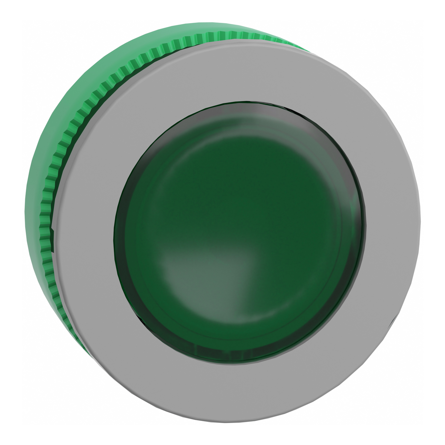 Schneider Electric-ZB5FV033C0-Harmony XB5 - tête voyant DEL - Ø22 - col flush grise - vert