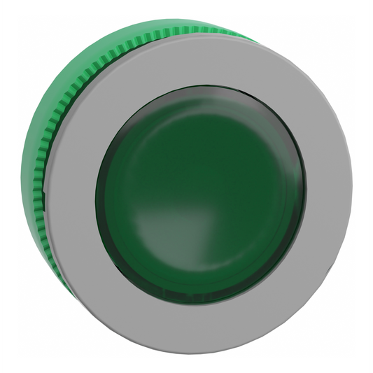 Schneider Electric-ZB5FV033C0-Harmony XB5 - tête voyant DEL - Ø22 - col flush grise - vert