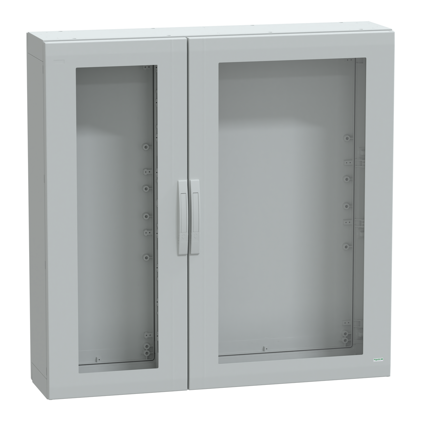 Schneider Electric-NSYPLA12123TG-Thalassa - Armoire polyester 1250x1250x320 - IP65 - vitrée Ral 7035