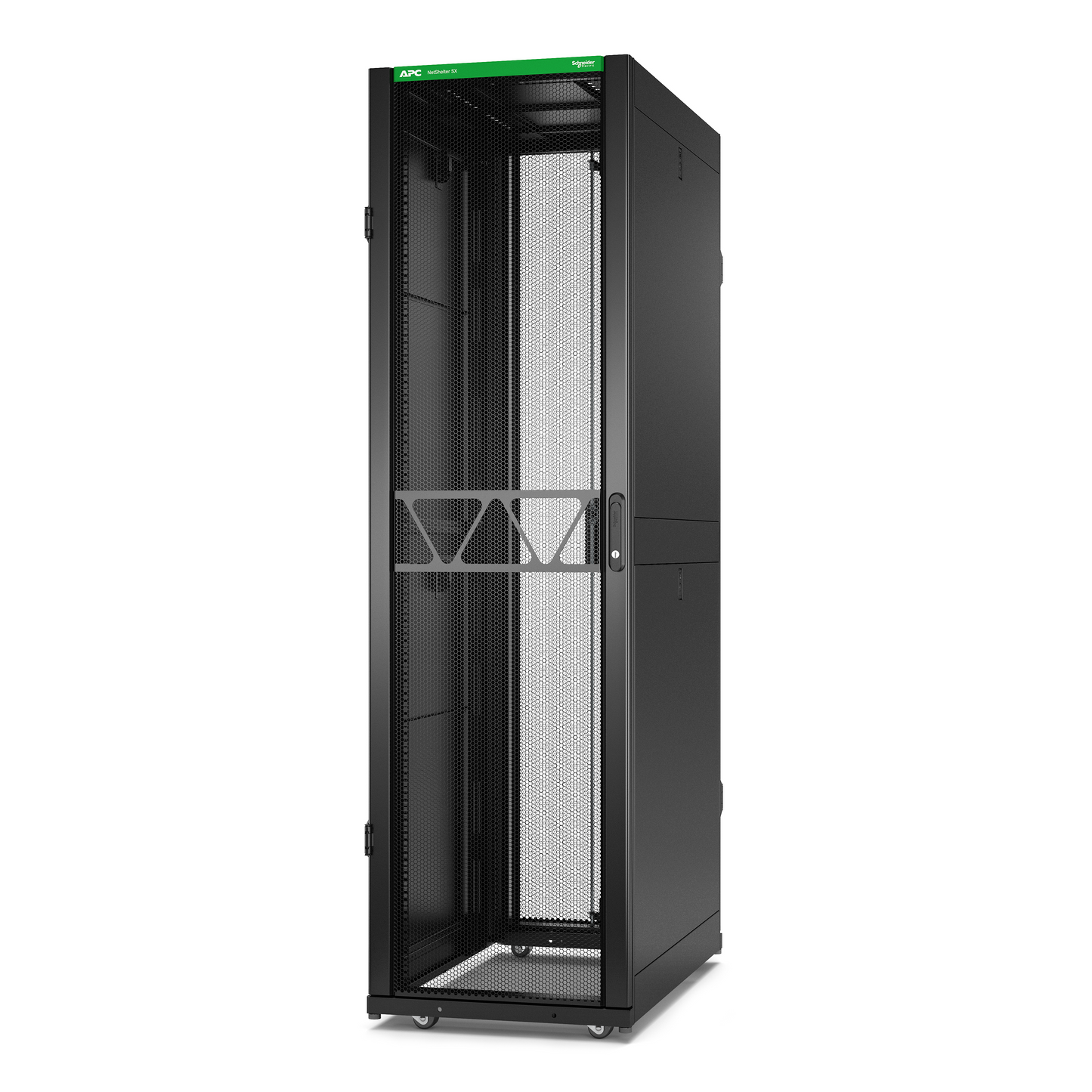 APC-AR3105B2-Rack NetShelter SX2 45U L600XP1070XH2124mm, noir, avec panneaux latéraux