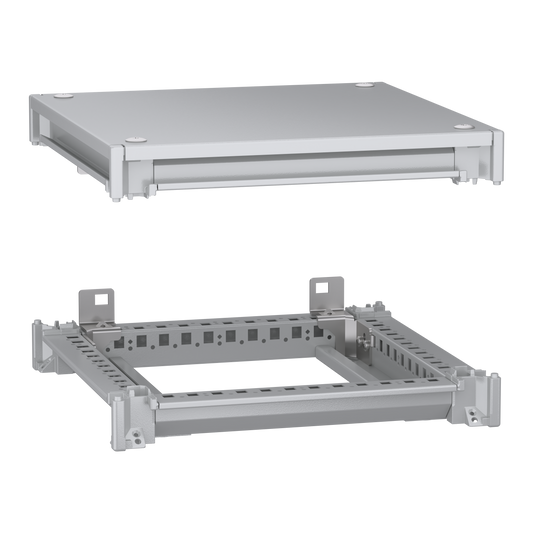 Schneider Electric-NSYSFNC44-PanelSeT SFN Kit - cadre supérieur et inférieur - 400x400 mm (Hxl)