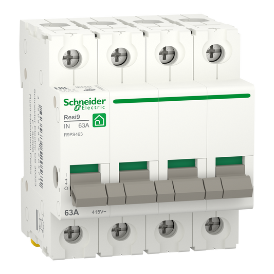 Schneider Electric-R9PS463-Resi9 - interrupteur-sectionneur 4P 63A
