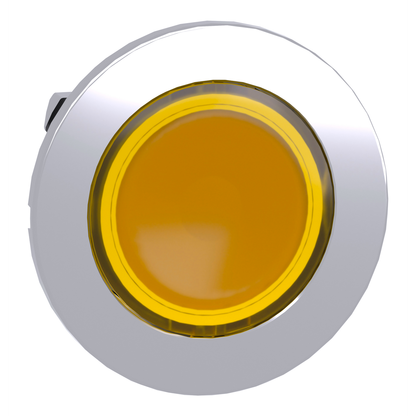 Schneider Electric-ZB4FW383-Harmony XB4 - tête bouton poussoir lum DEL - flush - jaune